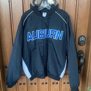 VTG‎ Auburn Tigers Jacket Mens Large Russell Embroidered Varsity Bomber Football
